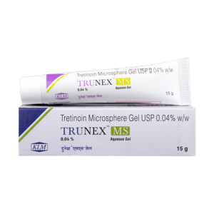 Trunex MS Gel 15gm (0.04%)