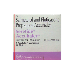 Seretide Accuhaler 50mcg/100mcg